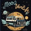 Moon Vanlife 01 Bluza z kapturem