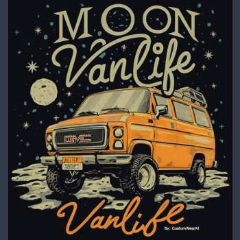 Moon Vanlife 03 Bluza z kapturem