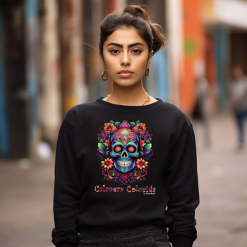 Calavera Colorida 06 Bluza z nadrukiem