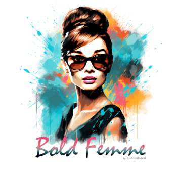 Bold Femme 06 T-shirt z nadrukiem