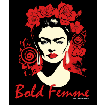 Bold Femme 10 T-shirt z nadrukiem