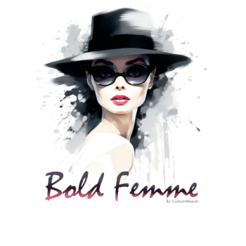 Bold Femme 04 T-shirt z nadrukiem