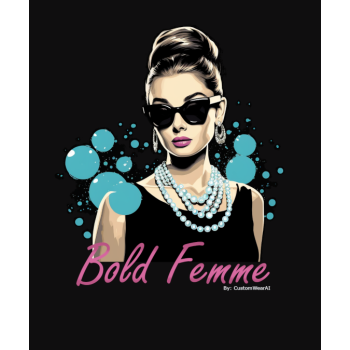 Bold Femme 02 T-shirt z nadrukiem