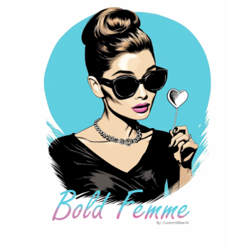 Bold Femme 01 T-shirt z nadrukiem