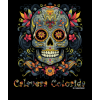 Calavera Colorida 08 Bluza z nadrukiem