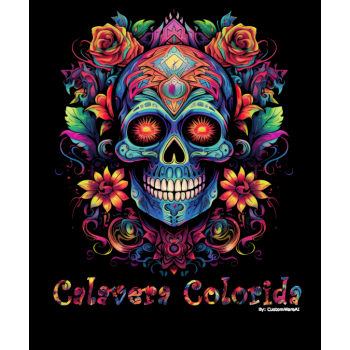 Calavera Colorida 06 Bluza z nadrukiem