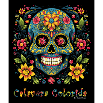 Calavera Colorida 01 Bluza z nadrukiem