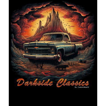 Darkside Classics 01 T-shirt z nadrukiem