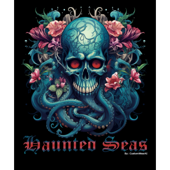 Haunted Seas 02 T-shirt z nadrukiem