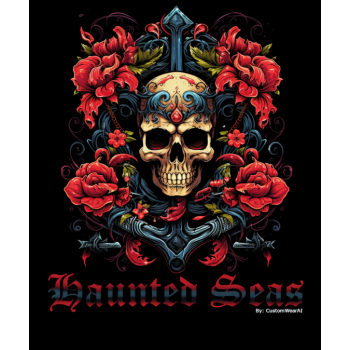 Haunted Seas 01 T-shirt z nadrukiem