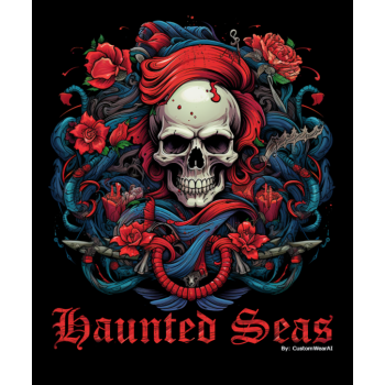 Haunted Seas 09 T-shirt z nadrukiem