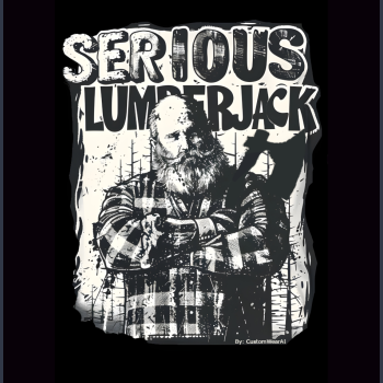 Serious Lumberjack bluza z kapturem