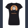 COKOLWIEK... T-shirt czarny  z nadrukiem