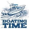 Boat Time 01 T-shirt z nadrukiem