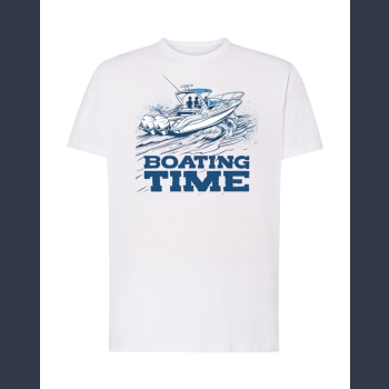 Boat Time 01 T-shirt z nadrukiem