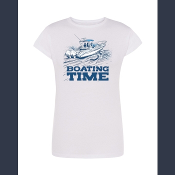 Boat Time 01 T-shirt z nadrukiem