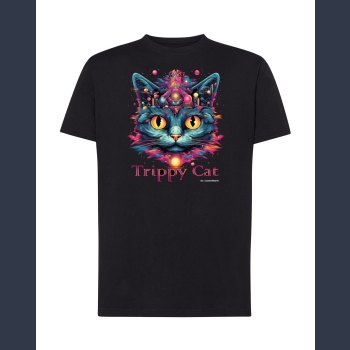 Trippy Cat #2 07 T-shirt z nadrukiem