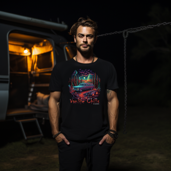 Vanlife Chills 06 T-shirt z nadrukiem