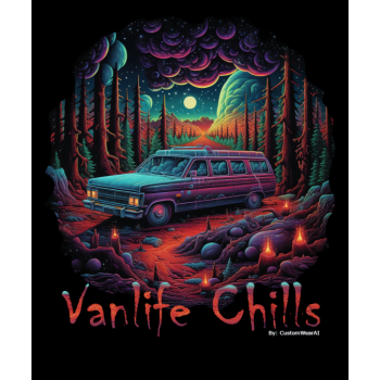 Vanlife Chills 06 T-shirt z nadrukiem