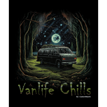 Vanlife Chills 03 T-shirt z nadrukiem