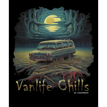 Vanlife Chills 01 T-shirt z nadrukiem