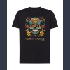 Calavera Colorida 01 T-shirt czarny z nadrukiem