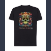 Calavera Colorida 03 T-shirt  czarny  z nadrukiem