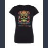 Calavera Colorida 03 T-shirt  czarny  z nadrukiem