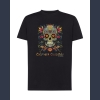 Calavera Colorida 08  T-shirt czarny z nadrukiem