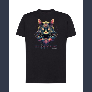 Trippy Cat #2 09 T-shirt z nadrukiem