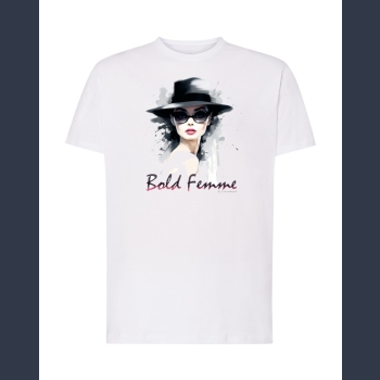 Bold Femme 04 T-shirt z nadrukiem