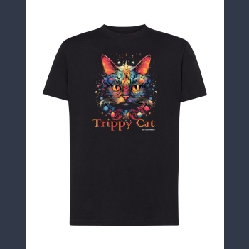 Trippy Cat #2 06 T-shirt z nadrukiem