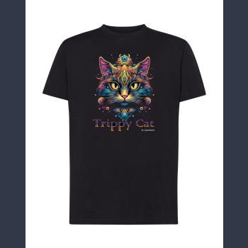 Trippy Cat #2 05 T-shirt z nadrukiem