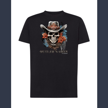 Outlaw's Grin 07 T-shirt czarny z nadrukiem